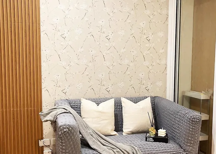 The Serene Escape Ph Rockwell Balcony View 1br Apartment Manila